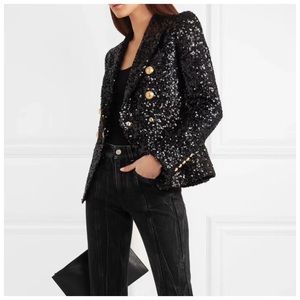 The JORREY Black Sequin Jacket